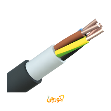 کابل قدرت NYY با عایق و روکش PVC سایز 3در4re افشارنژاد خراسان